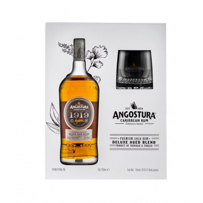 Angostura 1919 Premium 40% 0,7 l (dárkové balení 2 sklenice)