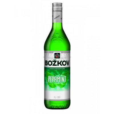 Božkov Peprmint 19% 1 l (holá láhev)