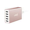 LAB.C X5 5Port USB Wall Charger - Rose Gold