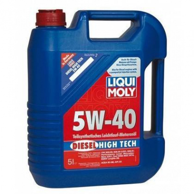 Liqui Moly MOTOROVÝ OLEJ DIESEL HIGH TECH 5W-40 - 5L LIQUI MOLY 1332