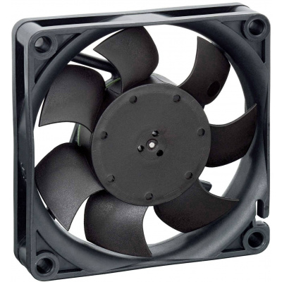 EBM Papst 712F/2L-005 axiální ventilátor, 12 V/DC, 26 m³/h, (d x š x v) 15 x 70 x 70 mm, 9292504005