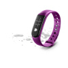 Bluetooth fitness náramek s monitorem srdečního tepu CellularLine EASYFIT TOUCH HR, fialový BTEASYFITTOUCHHRV