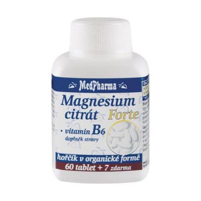 MedPharma Magnesium citrát Forte B6 67 tablet