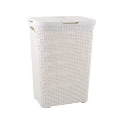 CURVER koš na špinavé prádlo RATTAN 60l 45x34x62cm PH KRÉM