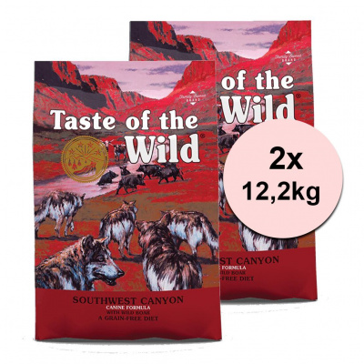 TASTE OF THE WILD Southwest Canyon 2 x 12,2 kg