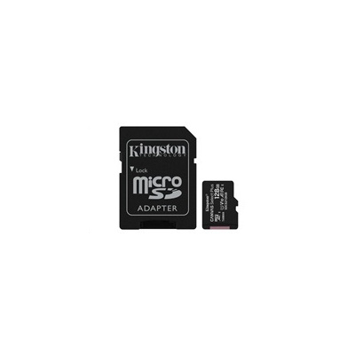 Kingston 128GB microSDXC Canvas Select Plus, A1 CL10 100MB/s+adapter SDCS2/128GB