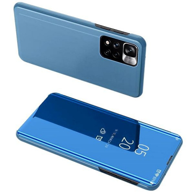 Pouzdro Mezamo Clear View Case Flip Cover Xiaomi Redmi Note 11 Pro + 5G / 11 Pro 5G / 11 Pro modré