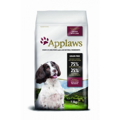 Applaws Dog Adult Small & Medium Breed Chicken & Lamb 2x7,5kg