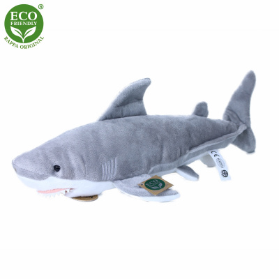 Rappa Plyšový žralok 36 cm ECO-FRIENDLY