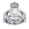 Silvego Ocelový prsten Claddagh - AKCE velikost obvod 52 mm