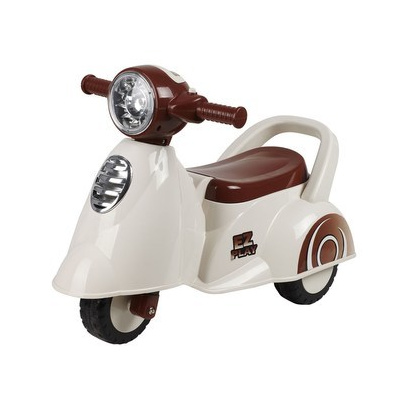 Dětské odrážedlo motorka se zvukem Baby Mix Scooter bílé