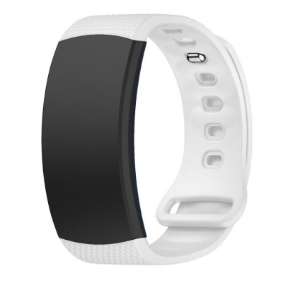 ESES 1530000727 - Silikonový řemínek bílý ve velikosti S pro Samsung Gear Fit 2