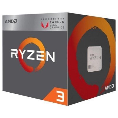 CPU AMD RYZEN 3 4300G, 4-core, 3.8GHz, 4MB cache, 65W, socket AM4, BOX 100-100000144BOX