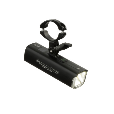 Světlo Author přední PROXIMA 1000 lm / GoPro clamp USB Alloy černá
