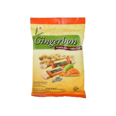 Stykra Gingerbon zázvorové bonbony s mangem 125g