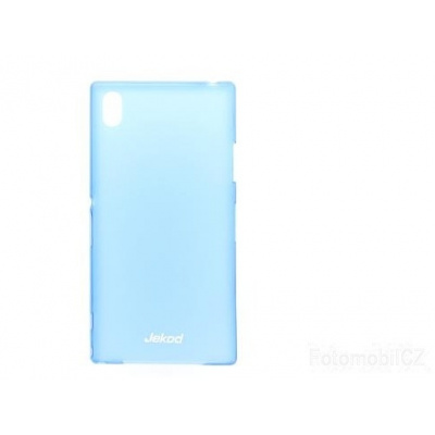 Pouzdro JEKOD PP ultratenký 0,3 mm kryt Blue + fólie pro Samsung N910F Galaxy Note 4