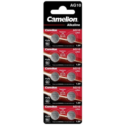 Camelion LR54 AG10 alkaline 1,5V 10ks