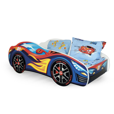 HALMAR Dětská postel s roštem a matrací Speed - kombinace barev