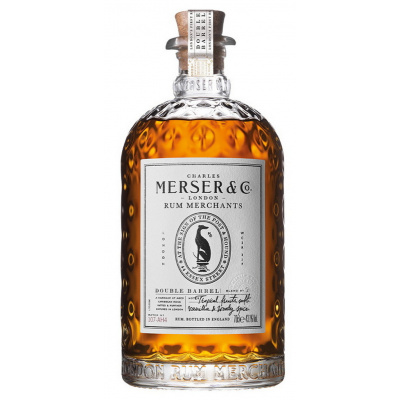 Merser & Co Merser Double Barrel Rum 43,1% 0,7 l (holá láhev)