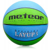 Basketbalový míč Meteor Layup vel. 3, modro-zelený (6938385304090)