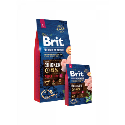 Brit Care Brit Premium by Nature ADULT L hmotnost: 2x15kg