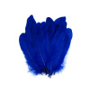 Husí peří délka 15-21 cm balení 5 kusů - 12 modrá kobaltová