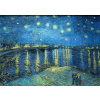 ENJOY Puzzle Vincent Van Gogh: Hvězdná noc nad Rhonou 1000 dílků