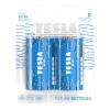 TESLA BLUE+ D (R20) 2ks Baterie, zinko-uhlíková, 1,5V, D, R20, 2ks, blister 15200220