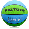 Meteor Basketbalový míč LAYUP vel.3, modro-zelený D-361