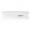 Apacer USB flash disk, USB 2.0, 64GB, AH336, bílý, AP64GAH336W-1, USB A, s krytkou