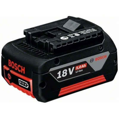 Zásuvný akumulátor Bosch GBA 18V/5,0 Ah M-C Li-ion Professional baterie original, Cool-Pack 1600A002U5