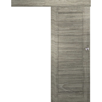 posuvné interiérové dveře na stěnu vasco doors IBIZA plné model 1 Průchozí rozměr: 70 x 197 cm