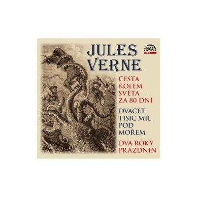 Verne, Jules - Cesta kolem světa za 80 dní Dvacet tisíc mil pod mořem Dva roky prázdnin
