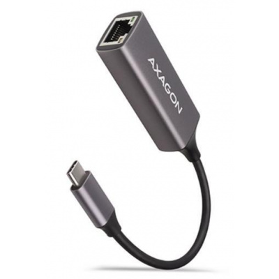 AXAGON ADE-TRC, USB-C 3.2 Gen 1 - Gigabit Ethernet síťová karta, auto instal, titanově šedá - ADE-TRC