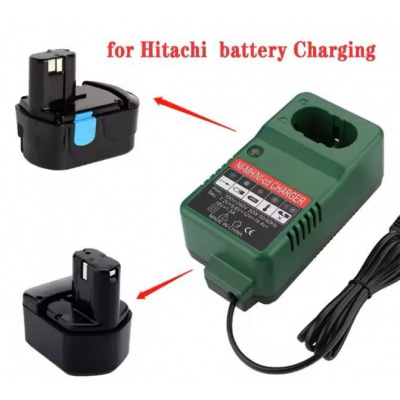TopTechnology Nabíječka AKU baterie Hitachi o napětí 7,2V 9,6V 10,8V 12V 14,4V 18V Ni-CD, Ni-MH, nyní také pro nářadí Hikoki