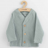 Kojenecký kabátek na knoflíky New Baby Luxury clothing Oliver modrý Barva: šedá, velikost: 56
