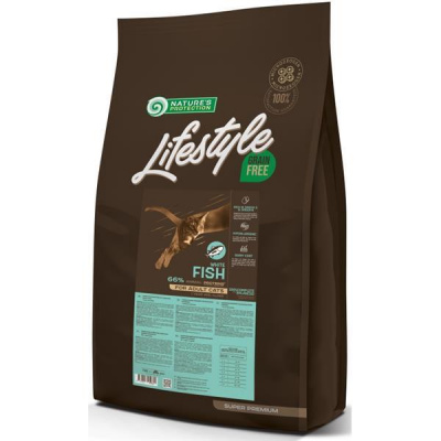 Nature´s Protection Nature's Protection Cat Dry LifeStyle GF Adult White Fish 7 kg