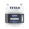 TESLA TESLA SILVER+ alkalická baterie AAA (LR03, mikrotužková, blister) 4 ks BATTES1078