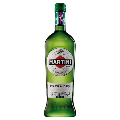 Martini Extra Dry 1 l (holá láhev)