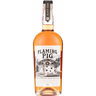 Flaming Pig Black Cask 40% 0,7l (holá láhev)