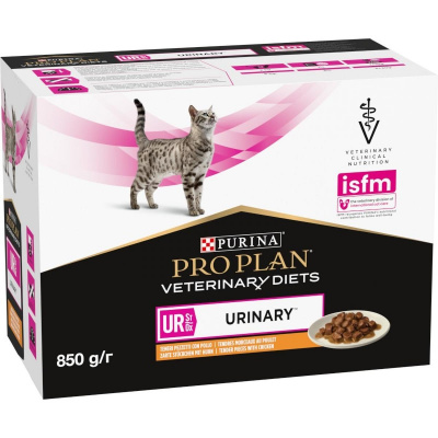 PURINA PPVD Feline - UR St/Ox Urinary Chicken kapsicka 10x85g