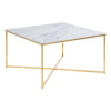 Actona Alisma konferenční stolek zlatá/bílá
