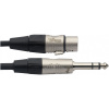 Stagg NAC3PSXFR, kabel stereo JACK/XLR, 3m