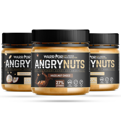 Warrior - Angry Nuts - oříškové proteinové máslo 450g Coconut/Almond