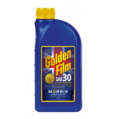 Morris Golden Film SAE 30 Classic Motor Oil, 1l (Morris Lubricants - Made in UK)