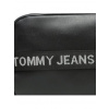 Kosmetický kufřík Tommy Jeans Tjm Essential Leather Washbag AM0AM11425 Černá Imitace kůže/-Ekologická kůže 00