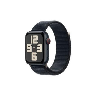 Apple Watch SE (2022) Cellular 40mm sportovní provlékací řemínek temně inkoustový