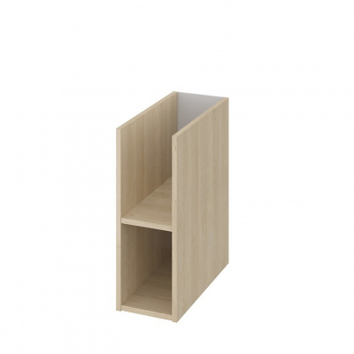 Cersanit - Moduo, otevřená závěsná skříňka pod desku 20cm, dub, K116-020