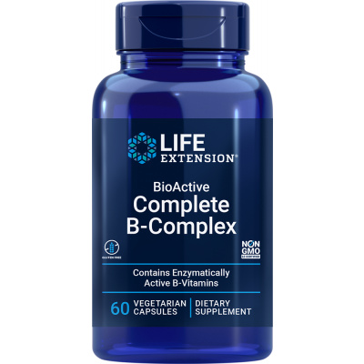 Life Extension BioActive Complete B-Complex, 60 rostlinných kapslí