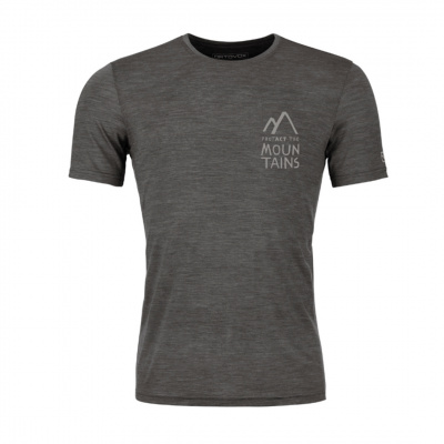 120 Cool Tec Mtn Duo T-shirt Men's | Black Raven Blend, Ortovox Velikost: S